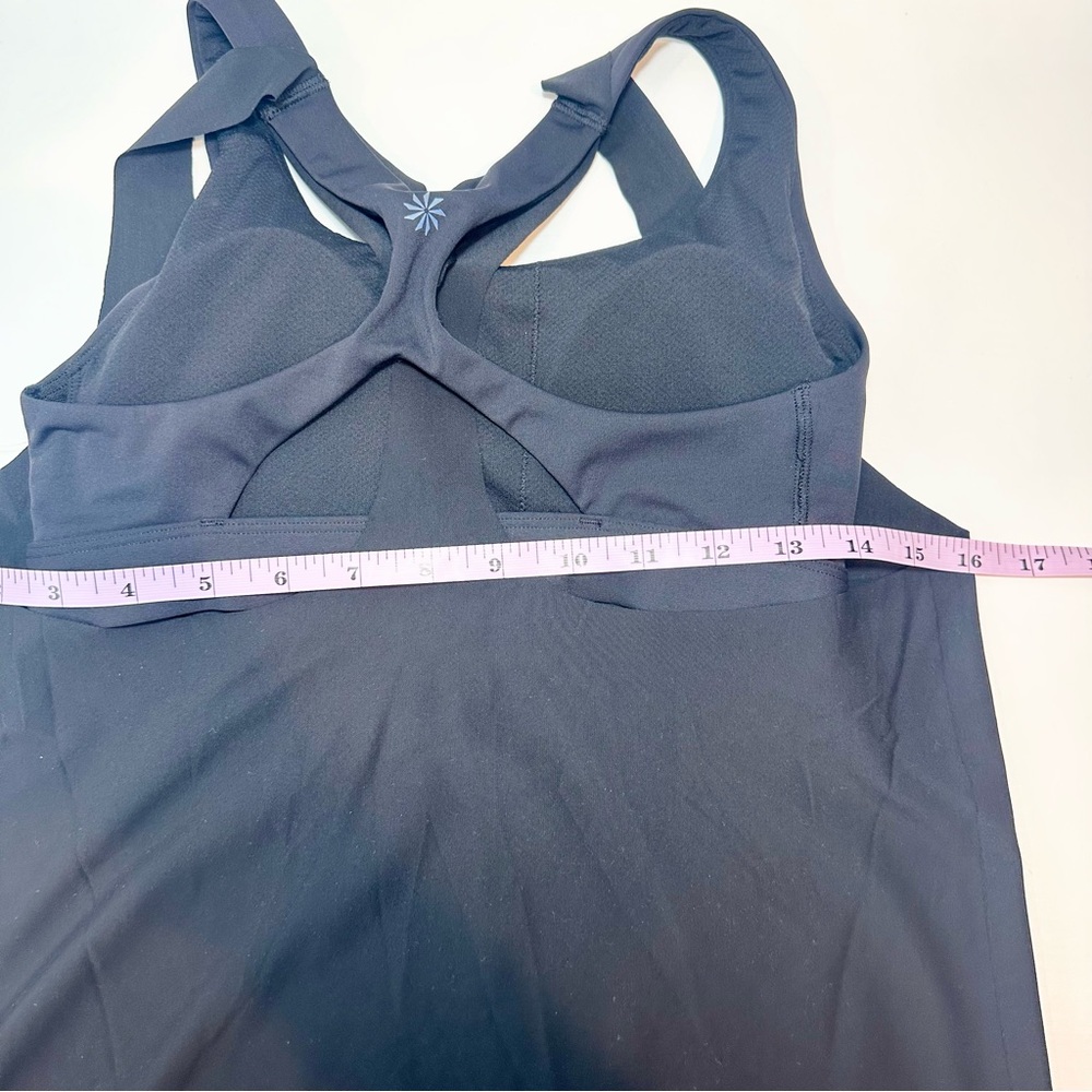 Athleta 2-in-1 Ultimate Support Bra Tank Top, Black, XS - Picture 10 of 14